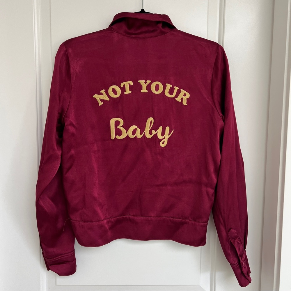 Reformation Women's Burgundy Jacket